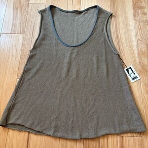 NEW Andrea Geer Knitwear Art To Wear Lagenlook Sleeveless Top
